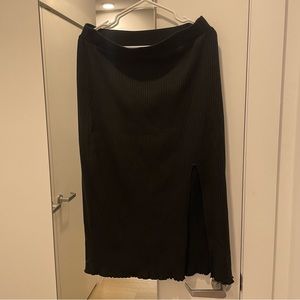 &otherStories Ribbed skirt